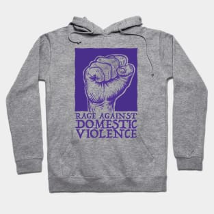 Rage Against Domestic Violence Purple Vibe Hoodie